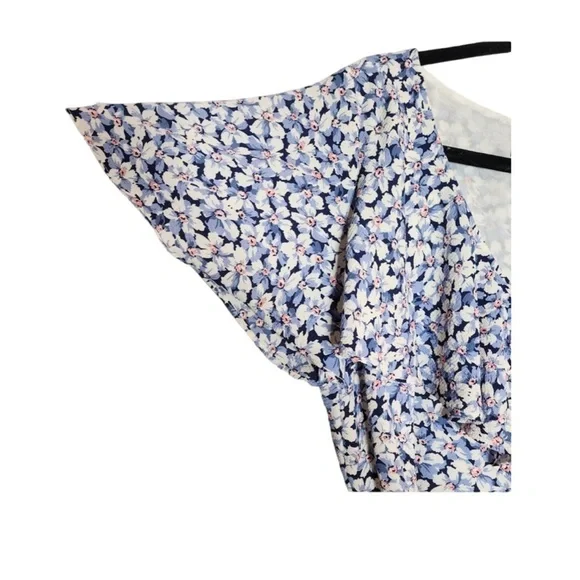 Lauren Ralph Lauren Floral Belted Crepe Dress NWT Size 4 - Picture 5 of 11